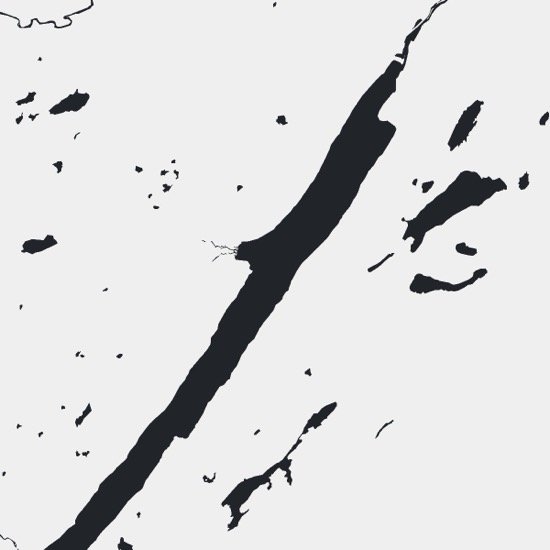 Custom Loch Ness map poster