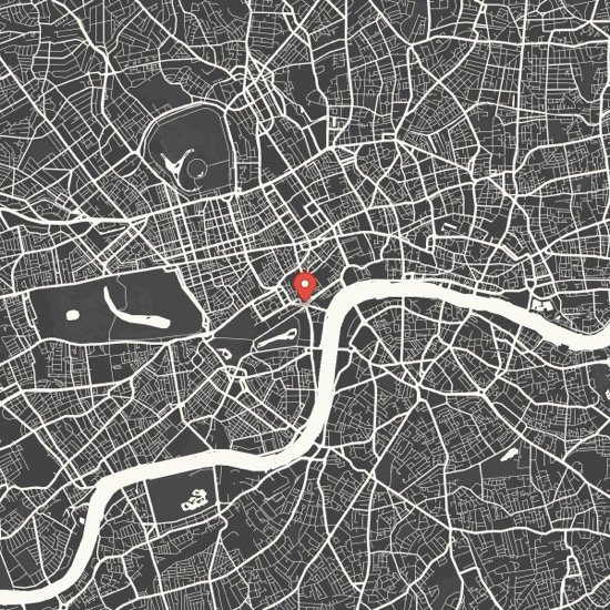 Personalized London city map poster