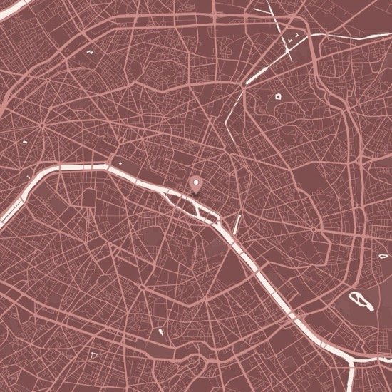 Personalized Paris where we met map poster