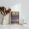 Print Pike Place Market Poster Seattle Washington Poster Pacific Northwest Landmark Washington Wall Decor Seattle Cityscape Art Print USA