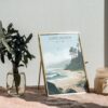 Print Long Beach Poster Tofino British Columbia Poster Surfing Waves Wall Decor Pacific Coast Art Print Canada
