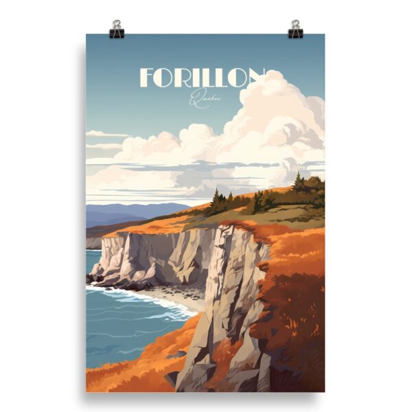 Print Forillon National Park Print Quebec Poster Quebec Wall Decor Forillon National Poster Park Québec Art Print fall Canada poster autumn