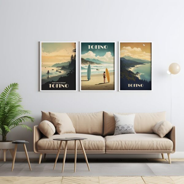 Print Cowichan Lake Poster British Columbia Poster Serene Waters Wall Decor Lakeside View Art Print Canada