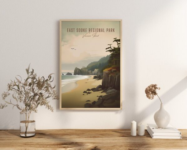 East Sooke Regional Park Poster | Vancouver Island's Coastal Trails | British Columbia Nature Wall Decor | West Coast Canada Art Print