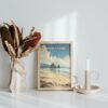 Print Cannon Beach Poster Oregon Wall Decor Beach Art Cannon Beach Poster USA Art Print Ocean Rocky