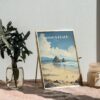 Print Cannon Beach Poster Oregon Wall Decor Beach Art Cannon Beach Poster USA Art Print Ocean Rocky