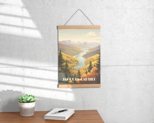 Print Parc de la Jacques-Cartier Quebec Poster Hiking Quebec Wilderness River Views Canadian Nature Art Print Hike Jacques Cartier park