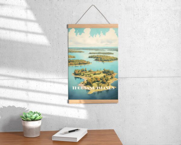 Print Thousand Islands Ontario Boat Toronto Island Canoe Print Winery Canada Poster Summer Boat