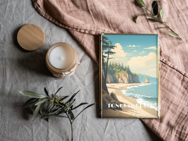 Print Tonquin Beach Vancouver Island Tofino Pacific Rim Surf Canada West Coast Beach Sea Poster Cliff Ukee Ucluelet