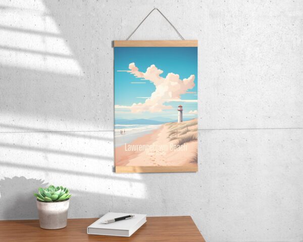 Poster Lawrencetown Beach print Nova Scotia Travel Poster Scenic Coastal Views Art Print Nature Wall Decor Adventure Gifts