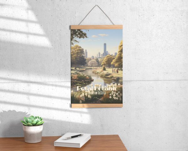 Poster Royal Garden print Victoria Australia Travel Poster Scenic Nature Views Art Print Wall Decor Adventure Gifts