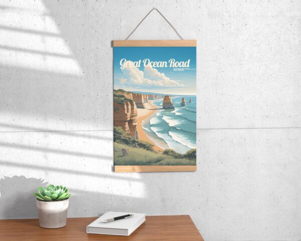 Poster Great Ocean Road print Victoria Australia Travel Poster Scenic Coastal Drive Art Print Nature Wall Decor Adventure Gifts