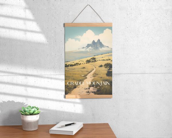 Poster Cradle Mountain print Tasmania Australia Travel Poster Scenic Nature Art Print Wall Decor Adventure Gifts