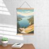Poster Shuswap Lake print British Columbia Travel Poster Fall Hiking Art Print Travel Nature Wall Decor Canada Home Decor Framed Gifts
