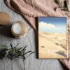 Poster Te Paki Sand Dunes print Northland New Zealand Travel Poster Scenic Coastal Views Art Print Wall Decor Adventure Gifts