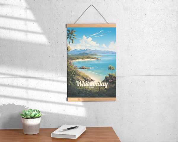 Poster Whitsunday Islands print Queensland Australia Travel Poster Scenic Coastal Views Art Print Wall Decor Adventure Gifts