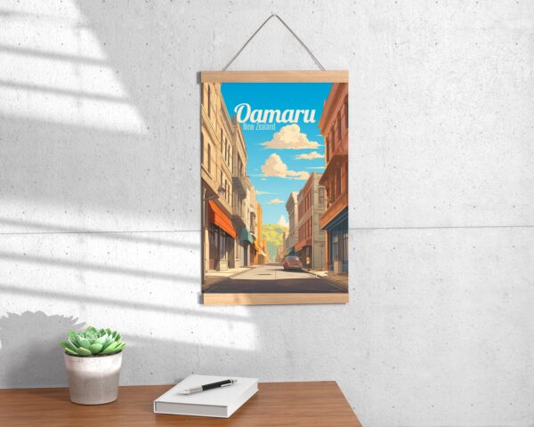 Poster Oamaru print Otago New Zealand Street Travel Poster Coastal Scenic Views Art Print NZ Wall Decor Adventure Gifts