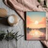 Poster Saskatoon print Saskatchewan Travel Poster Scenic City Views Art Print Wall Decor Adventure Gifts