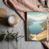 Poster Shuswap Lake print British Columbia Travel Poster Fall Hiking Art Print Travel Nature Wall Decor Canada Home Decor Framed Gifts