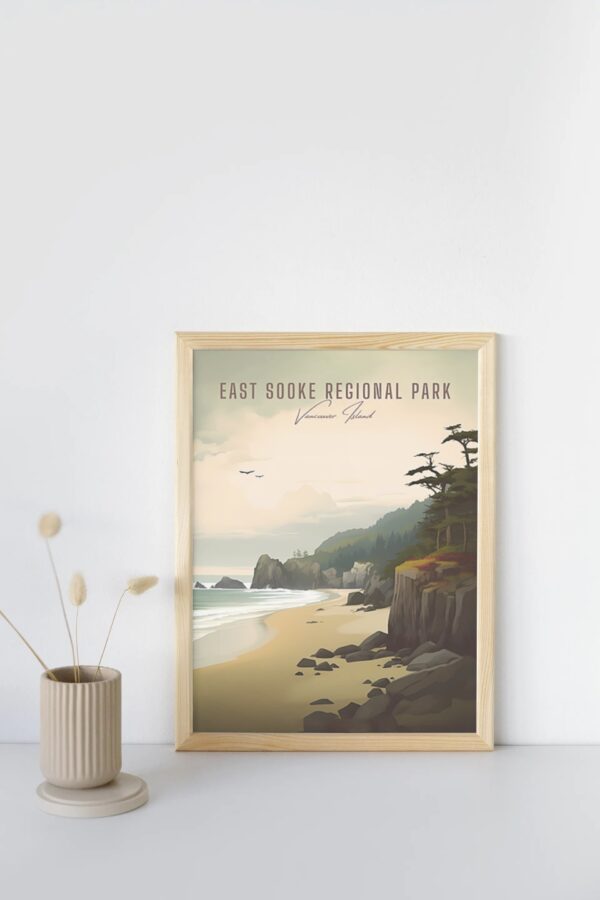 East Sooke Regional Park Poster | Vancouver Island's Coastal Trails | British Columbia Nature Wall Decor | West Coast Canada Art Print